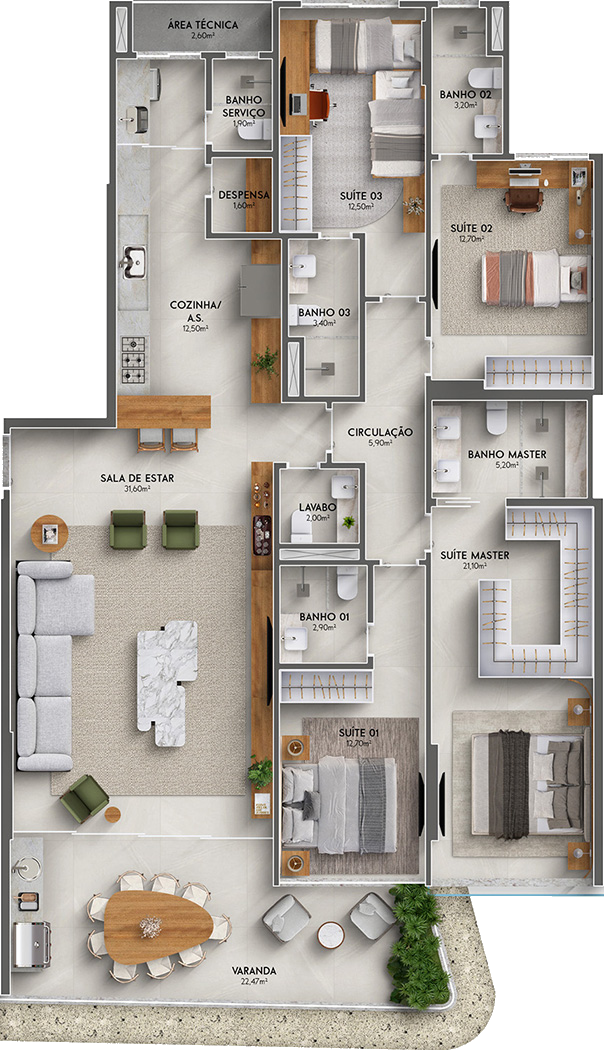 apartamento na planta a venda em guarapari salt by grand 20